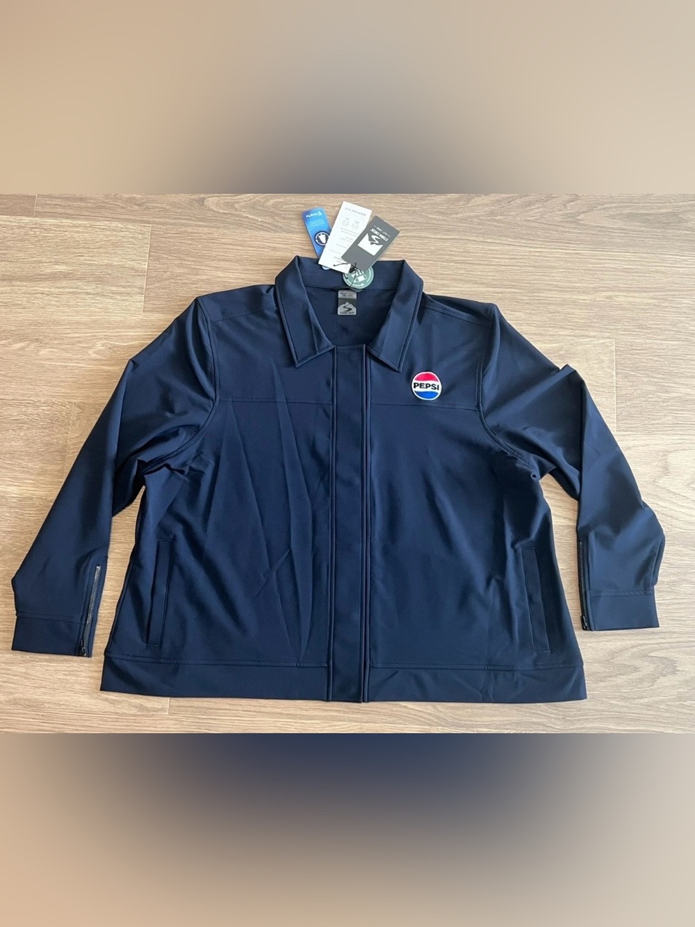 3XL Womens STORM CREEK Challenger Jacket PEPSI Logo Blue NWT Soda Pop Collection